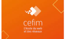Logo CEFIM, L'école du Web et des Réseaux